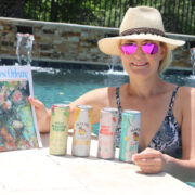 Anna Tusa with seltzers.