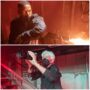 Top photo: Jamie Foxx on the set of "Project Power." Photo by Skip Bolen. Bottom photo: Skip at work on the set of "Unseen." Photo by Casey A. Shaw.